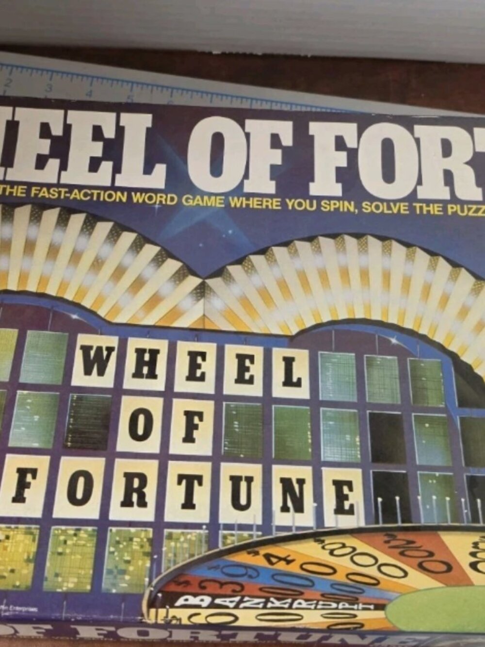 WHLEEL OF FORTUNE family fun game - 2nd Edition 2-4 Players